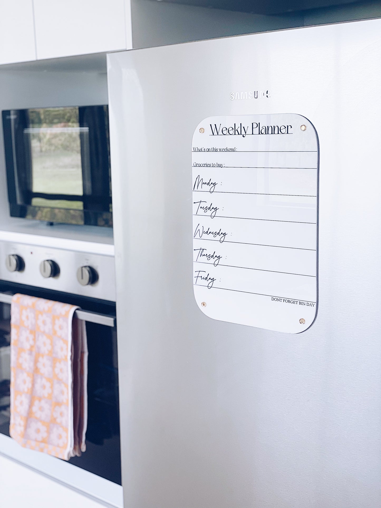 Weekly Fridge Planner