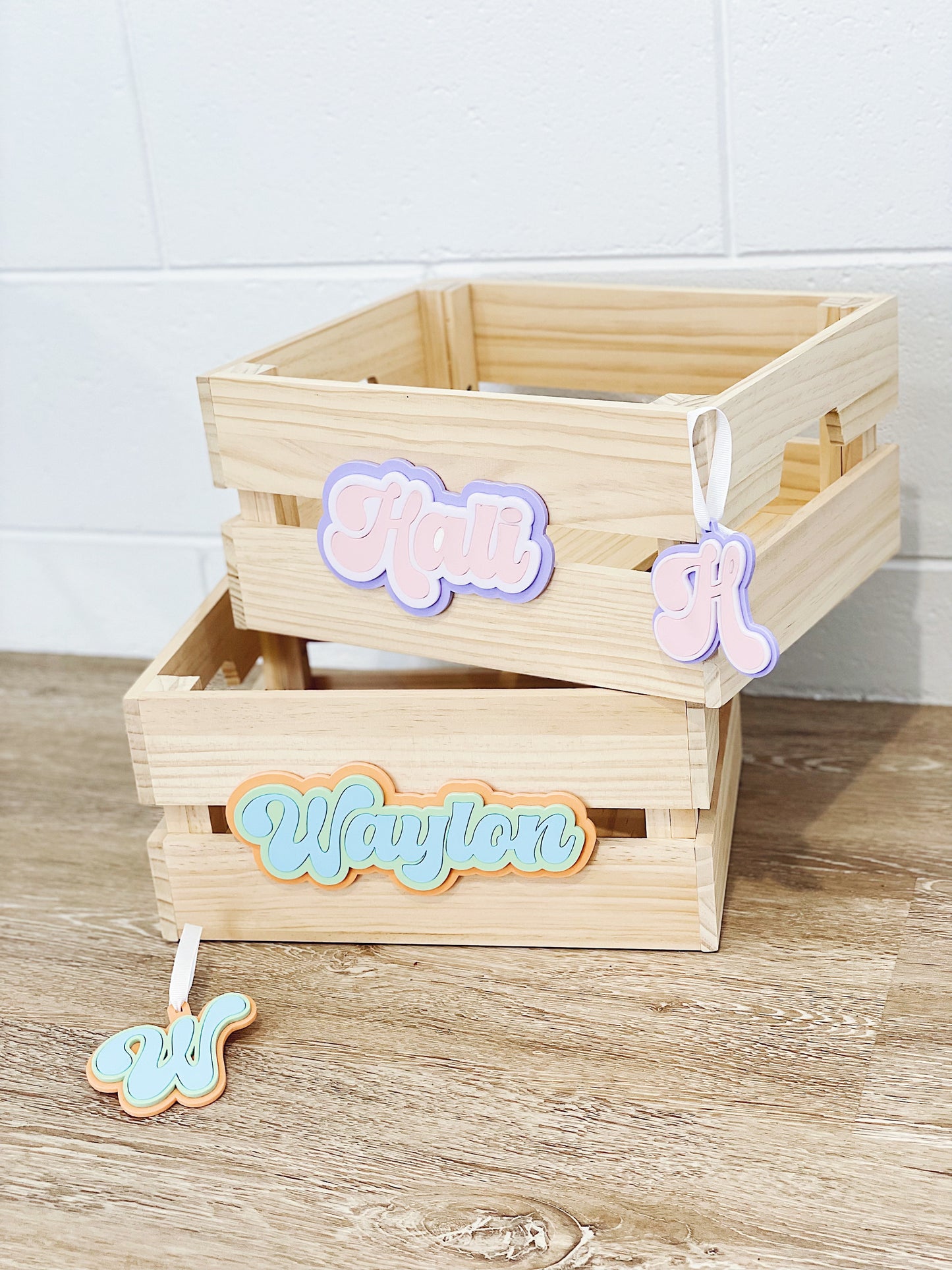 Christmas Name Crate