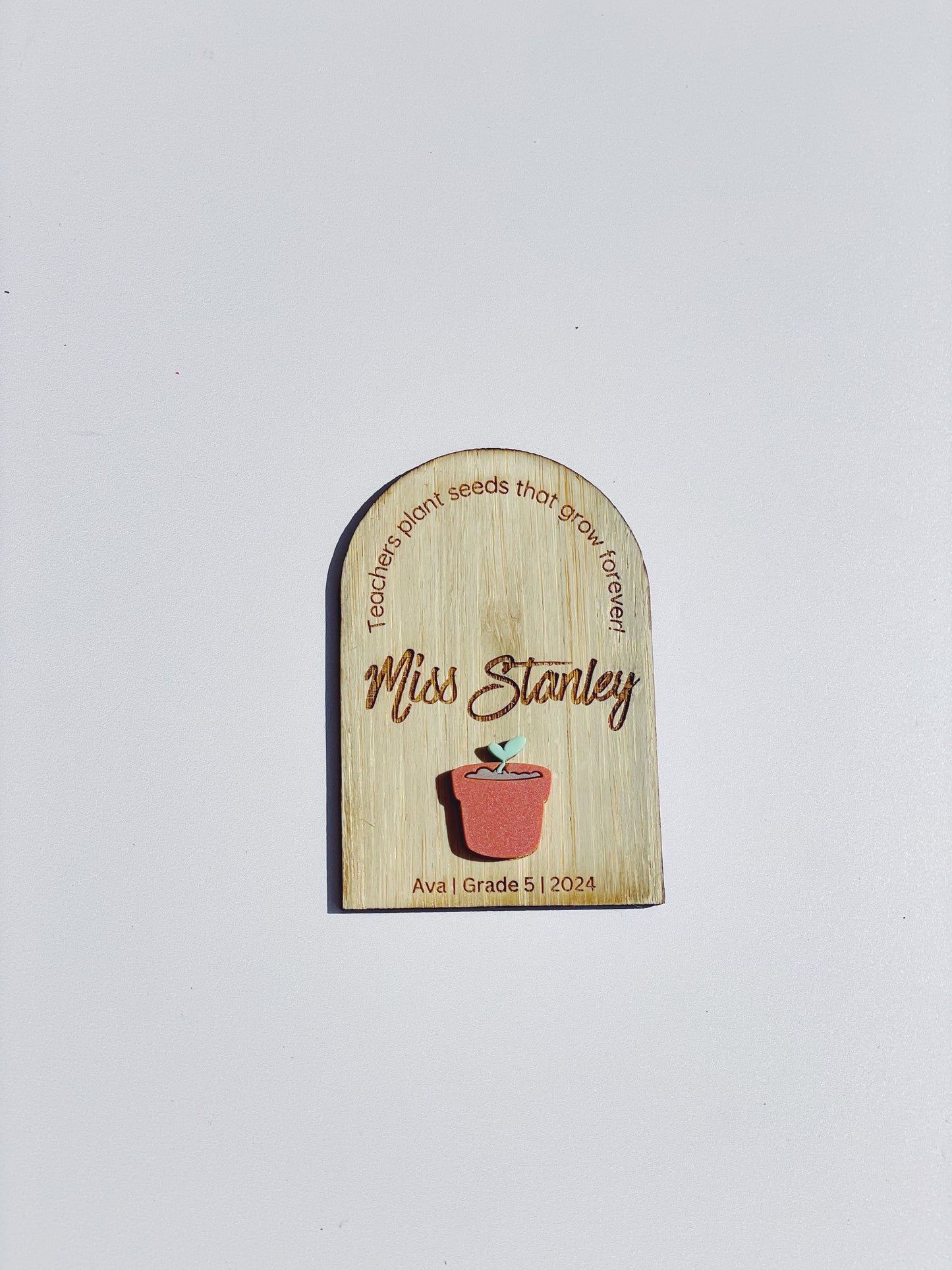 Teacher gift magnets