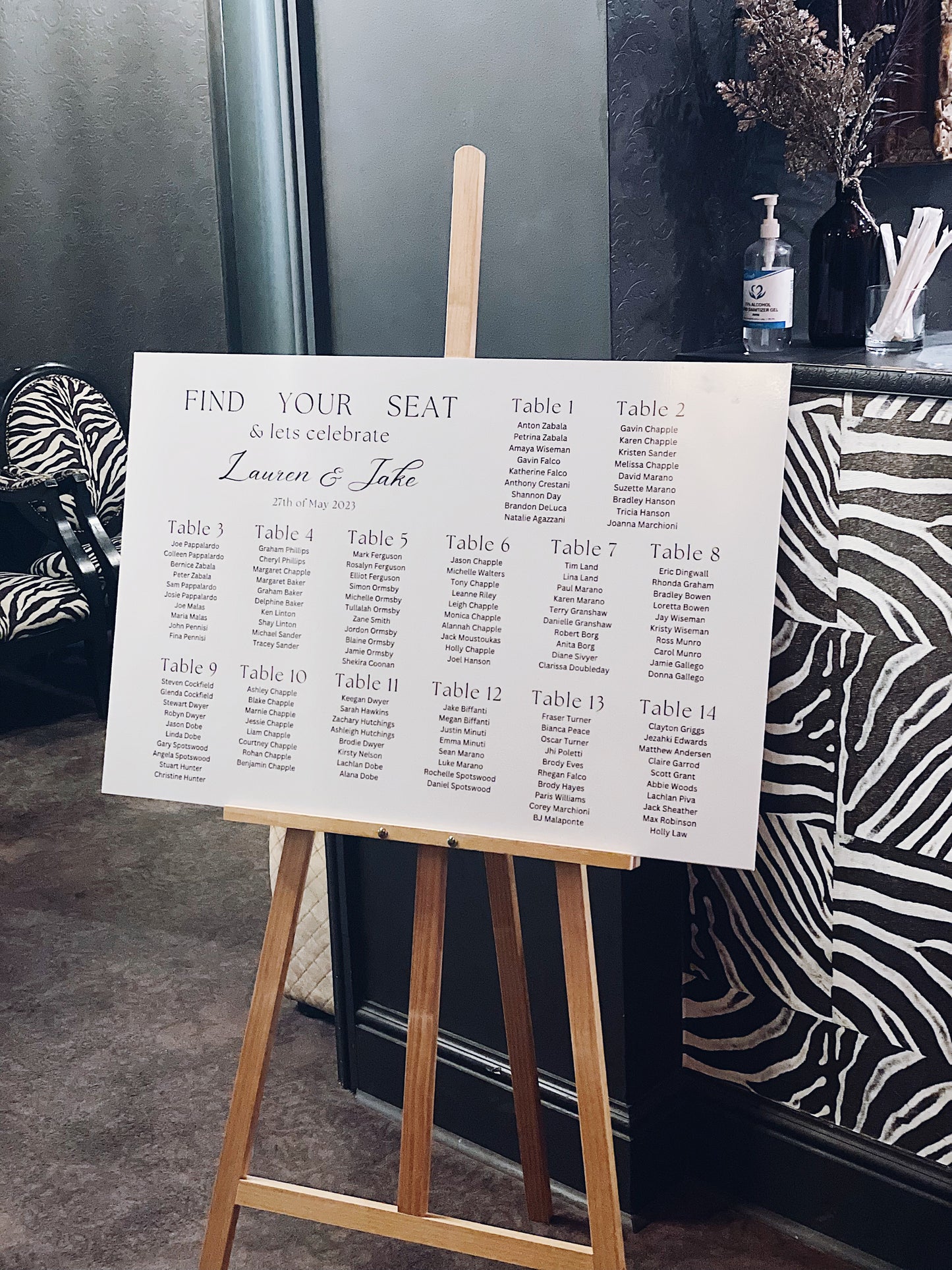 Wedding Seating Plan