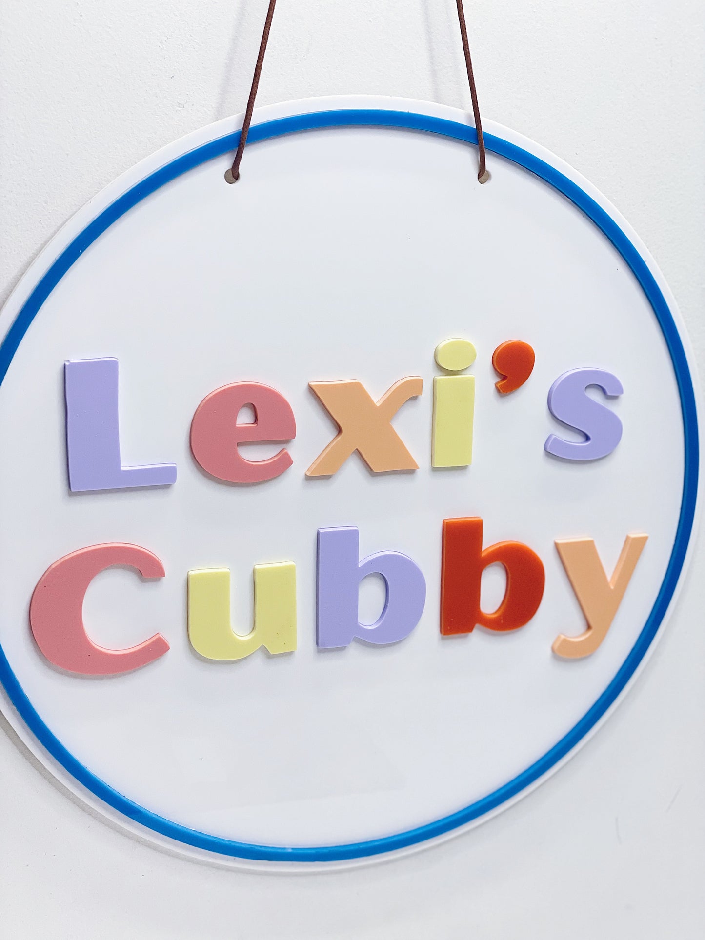 Cubby Sign