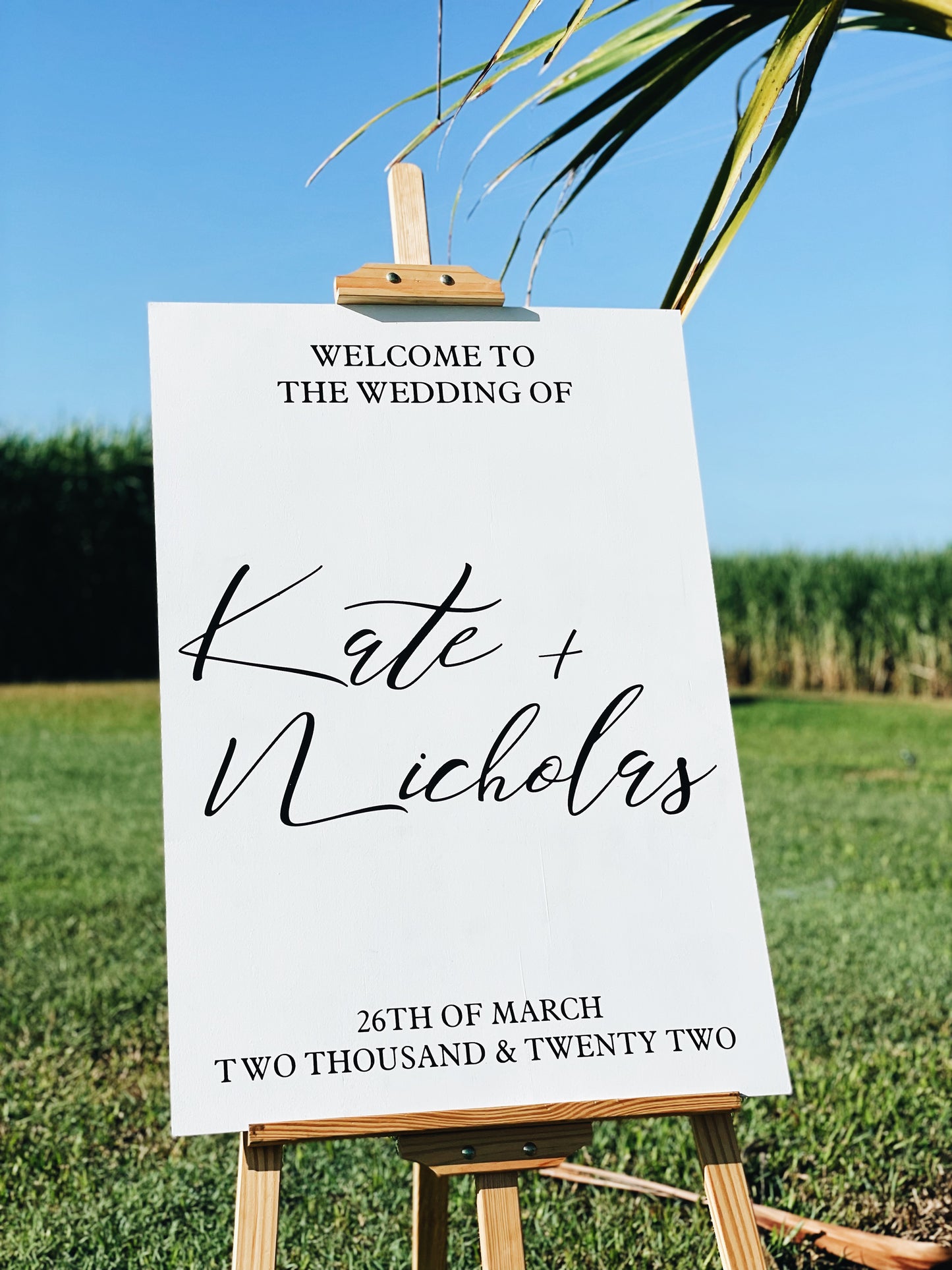 Acrylic Celebration Sign