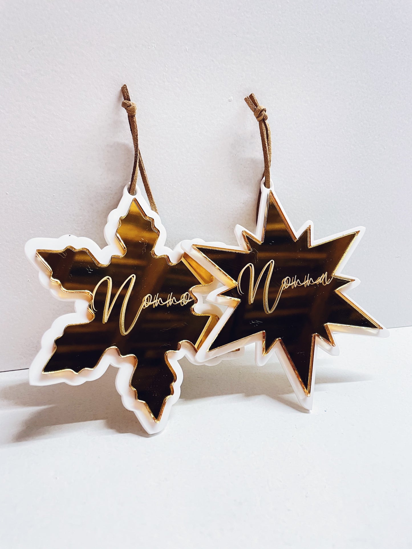 Snowflake & Star Bauble