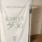 Linen Signage (Medium)