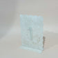 White Wavy Edge Table Numbers