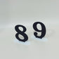 Single standing table numbers