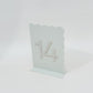 Cream Wavy Edge Table Numbers