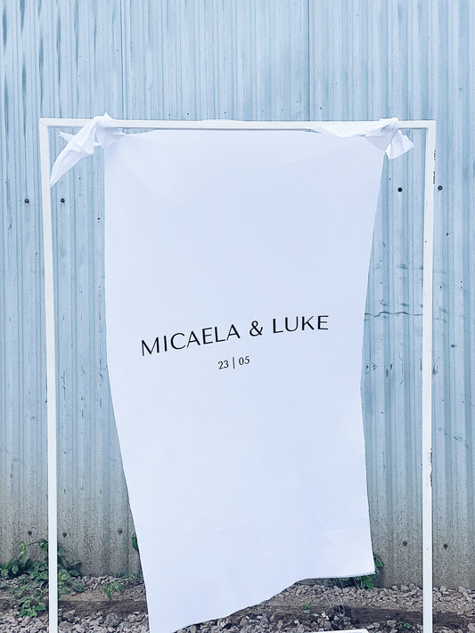 Linen Signage (Medium)