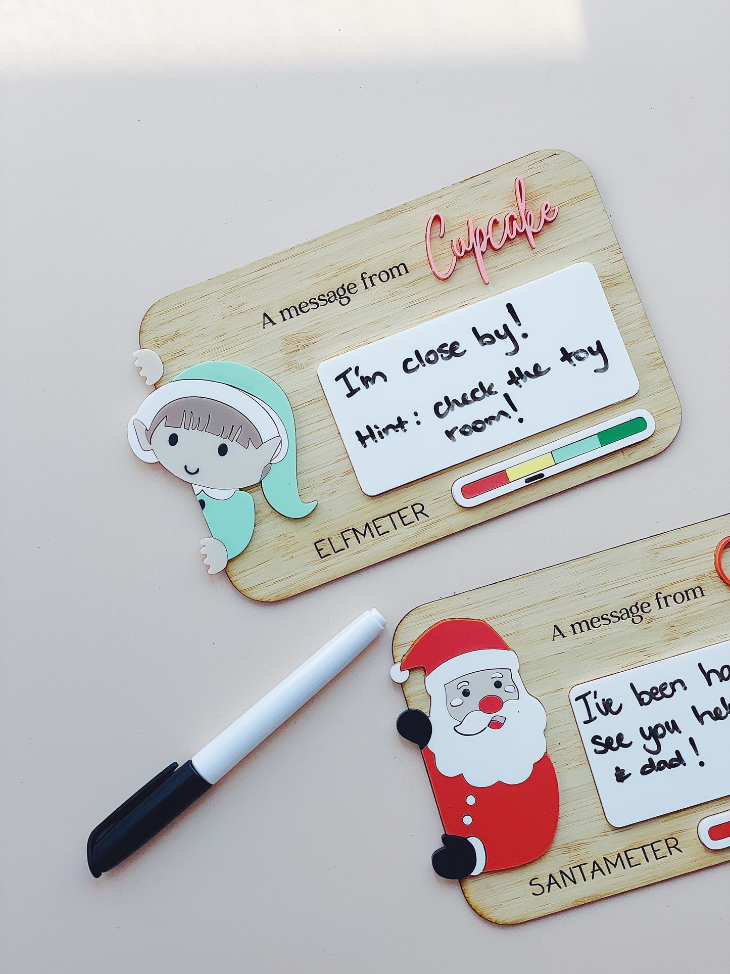 Santa & Elf boards