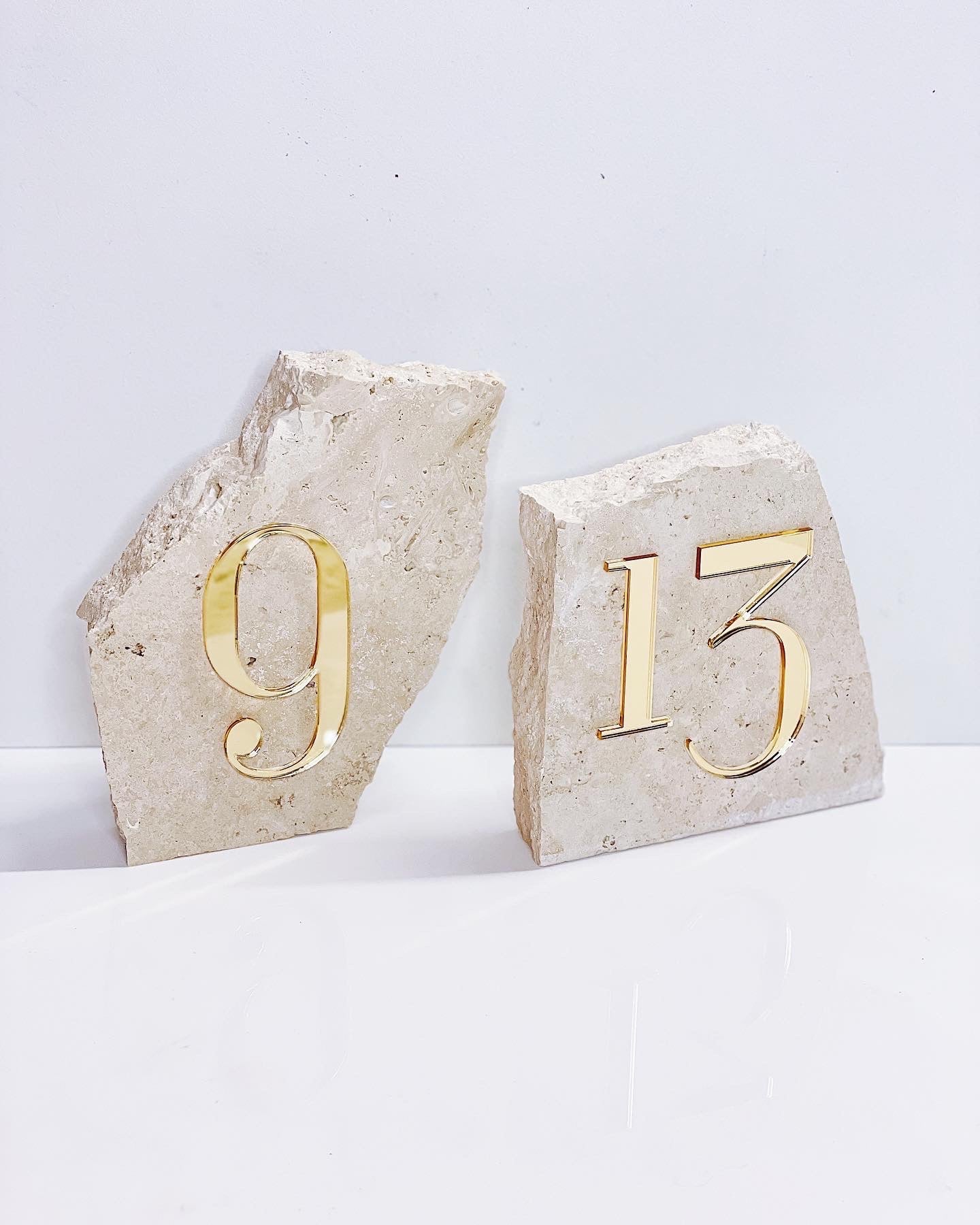 Stone Table Numbers