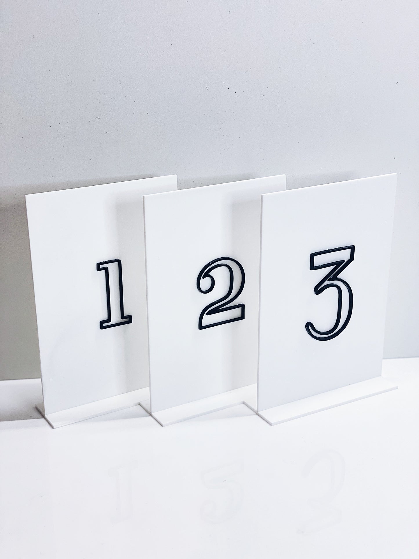 Table Numbers