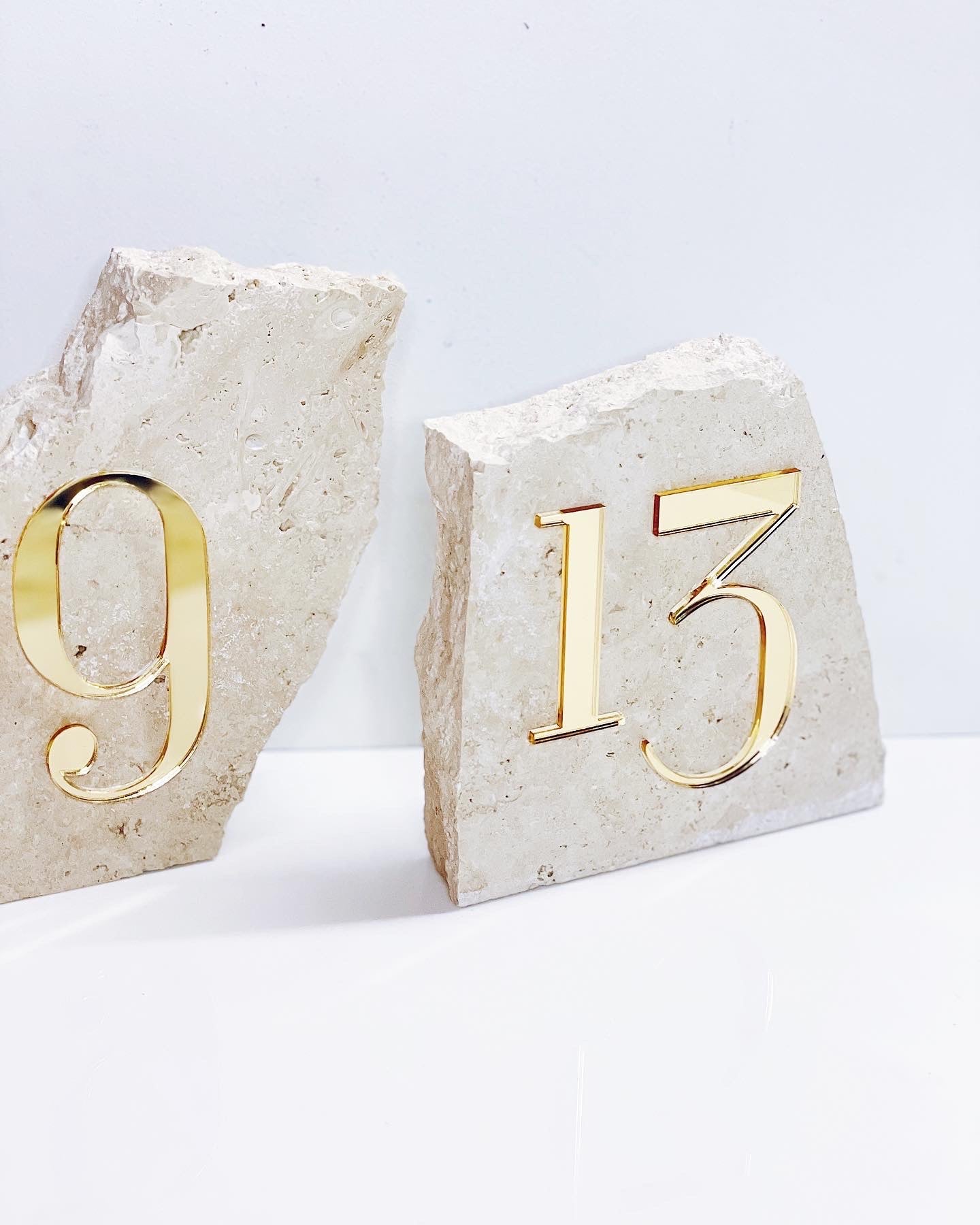Stone Table Numbers – KMF Crafts