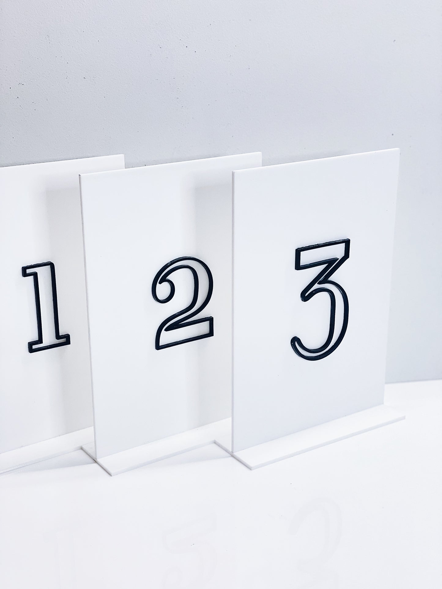 Table Numbers