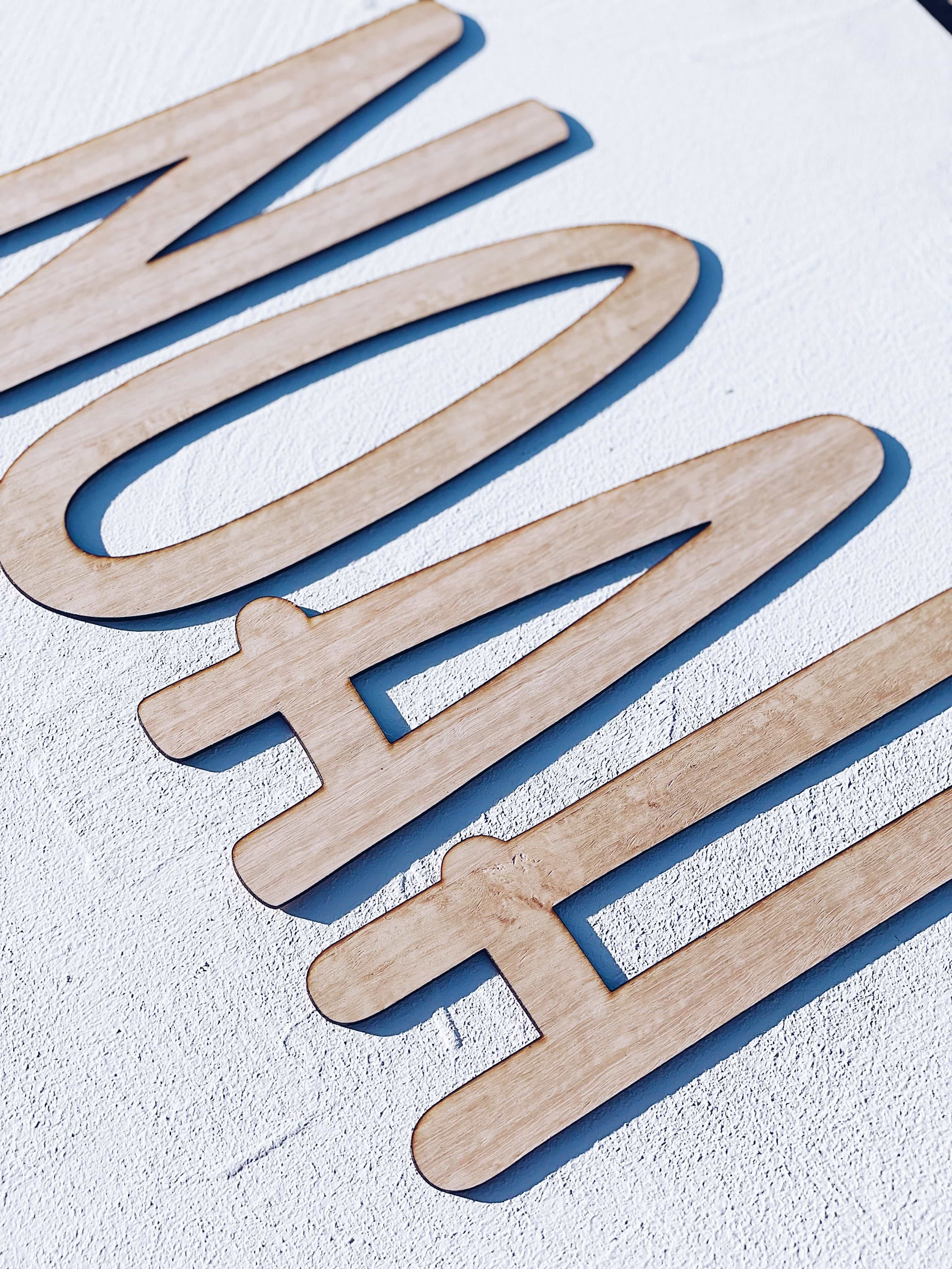 Ply Cut-Out Lettering β KMF Crafts
