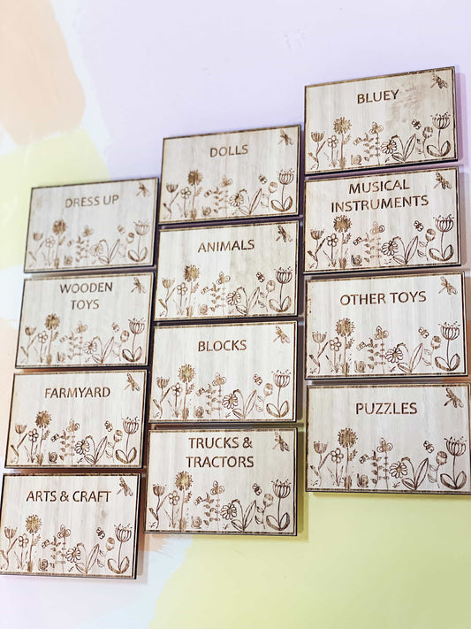 Ply Toy Box Labels