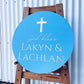 Round Celebration Sign