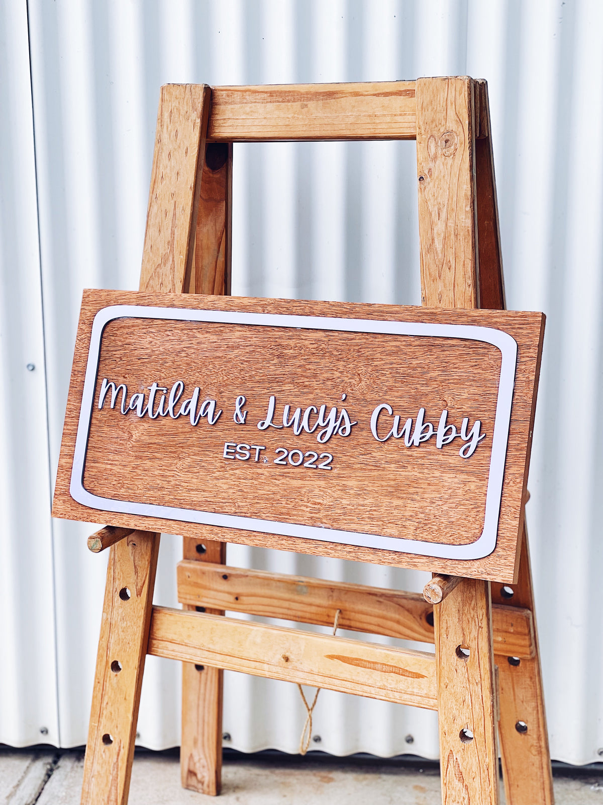 Cubbies Sign Cubby House Sign – KMF Crafts